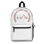 Running on Vibes & Caffeine Backpack - Perfect for Students, Coffee Lovers, Daily Use, Gifts, Travel